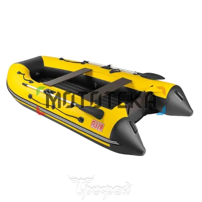 Лодка ПВХ Тонар Алтай А320 (желтый/черный, НДНД)