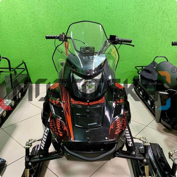 Снегоход IRBIS (Ирбис) SF 200 L Long чёрный/красный с ПСМ | Мототека